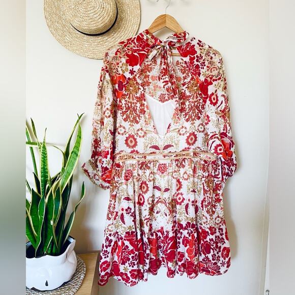 Free People Nouveau Printed Mini Dress 
NWOT - Picture 4 of 8